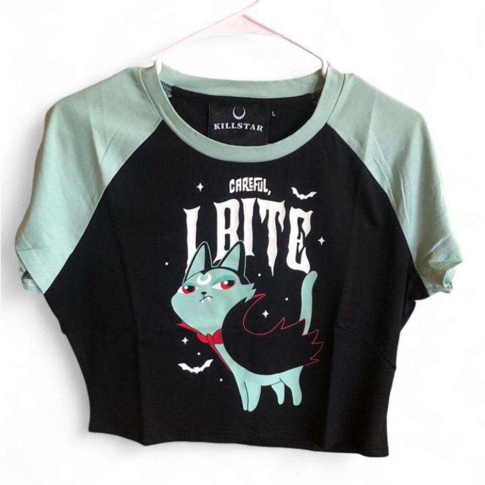 Killstar "Careful, I Bite" Shrunk Tee